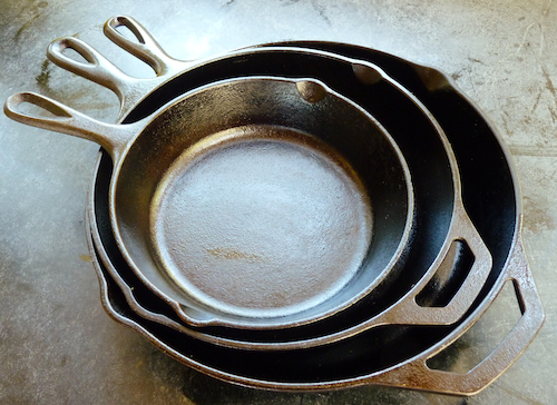 Griswold 9 Cast Iron Extra Deep Skillet Chicken Pan Smooth Bottom