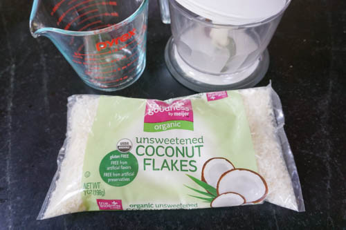 unsweetened shredded coconut