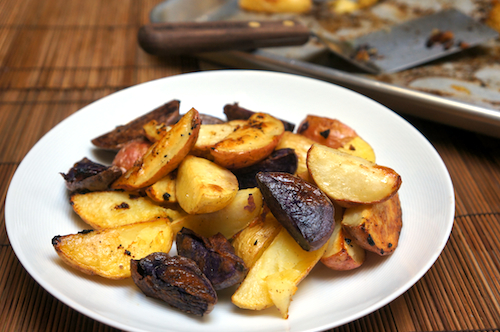 roasted potatoes with lemon
