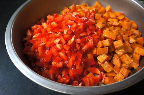 red pepper sweet potato
