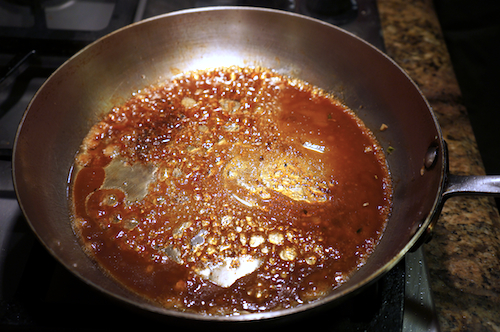 cooking sauce