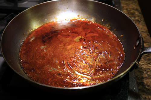 thickened sauce