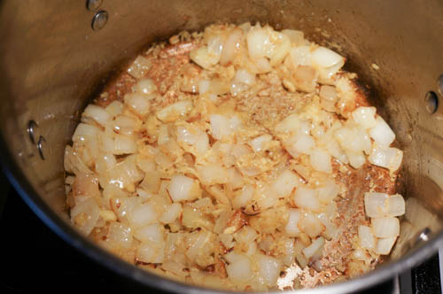 onions butter ginger