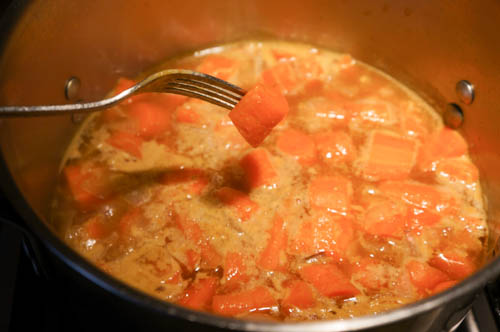tender carrot soup