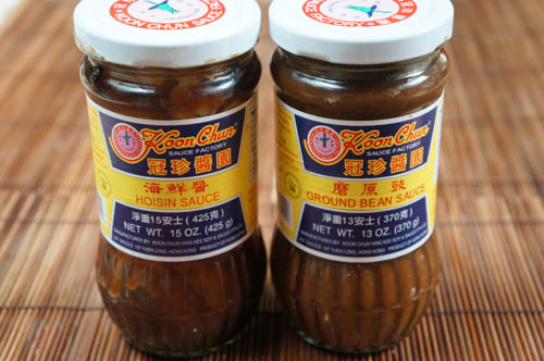 hoisin and ground bean sauce