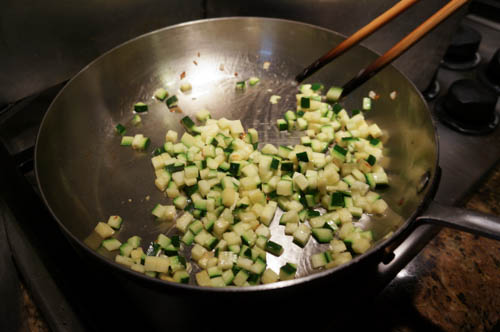 cooking zucchini