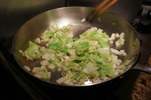 cooking napa cabbage