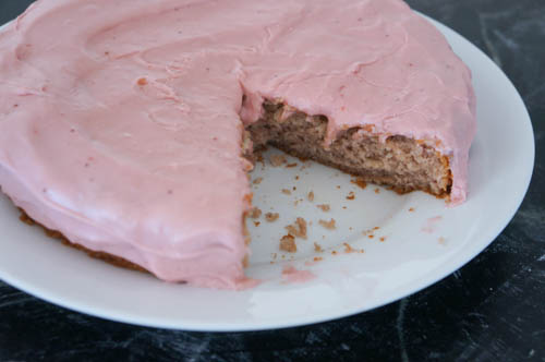 strawberry cake layer