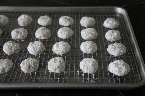 second coat powdered sugar wedding cookies