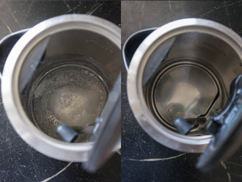 How to clean the inside of a kettle with vinegar Kitchen Hack Cleaning The Kettle Chinese Grandma