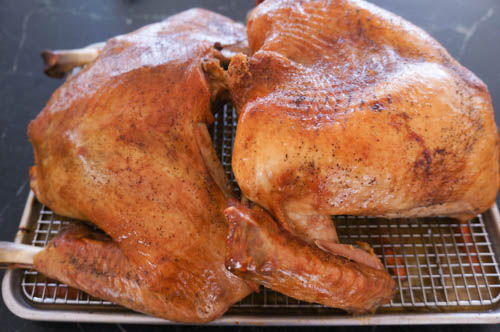 roasted split turkey