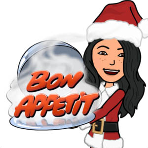 santa bon appetit bitmoji