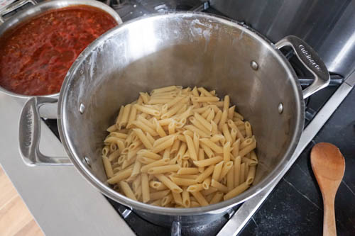 undercooked pasta