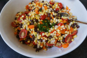 Corn and black bean salad with chipotle dressing | chinese grandma