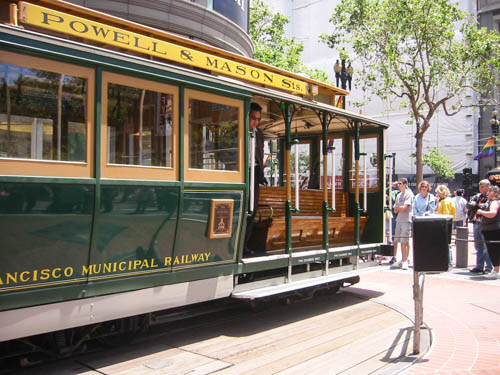 cable car turntable