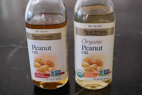 unrefined vs refined peanut oil