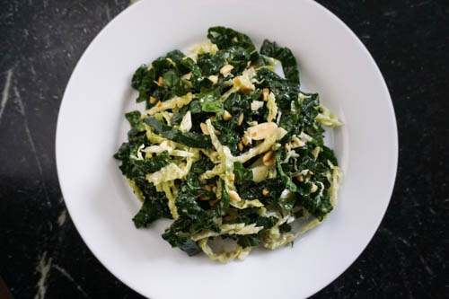 kale cabbage salad