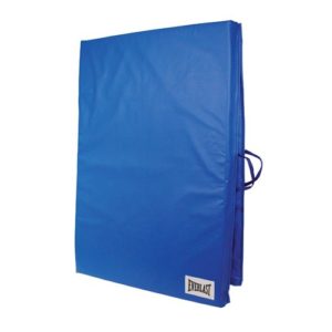 folding gym mat blue